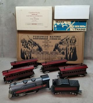 1992 Marx Cpr Canadian Pacific Railway Toy Train Set O27 Scale.