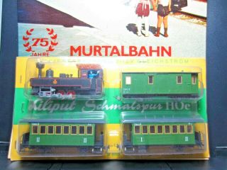 Liliput Murtalbahn Railway Narrow Gauge Steam Passenger Set