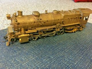 Ho Pfm United Scale Models Brass Pennsylvania 2 - 8 - 2 L - 1s Steam Locomotive Prr