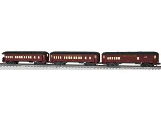 6 - 81744 Canadian Pacific Baby Madison Passenger Car 3 - Pack (display Item) Lionel