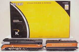 K - Line K3685 - 2000 Tca Gs - 4 4 - 8 - 4 Steam Locomotive & Tender Ex/box