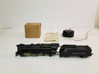 Vintage American Flyer 314aw 4 - 6 - 2 Pacific Engine & Tender W/whistle Control Box