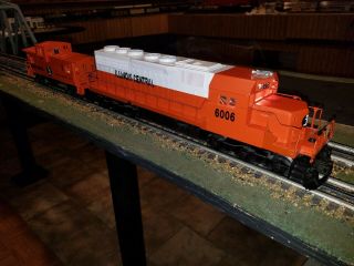Lionel Illinois Central Sd - 40 6 - 18210 & Ext.  Vision Smoking Caboose 6 - 19716