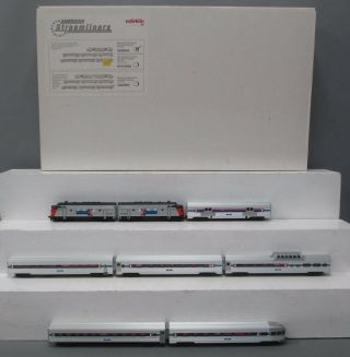 Marklin 28500s Ho Delta Amtrak Streamliner Passenger Train Set Ex/box