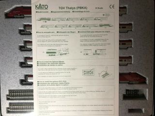Kato N Scale Tgv Thalys Pbka 10 - Car Set K10910