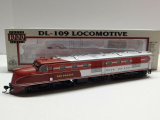 Ho Scale - Proto 1000 - Rock Island Dl - 109 Diesel Locomotive Train Ri 621