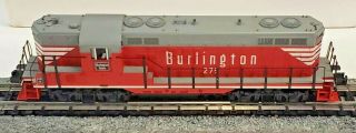 Mth Train 20 - 2336 - 1 O Scale Premier Burlington Gp - 9 Engine 279 W/ Ps2.  0 (297)