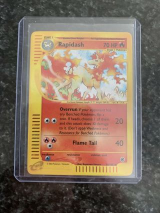 Rapidash Holo Rare Pokemon Card Expedition 26/165 Pokemon Card