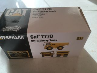 Ccm Caterpillar 777d Off Hwy Dump Truck 1/87 Ho Scale 006/1000 Brass Cat
