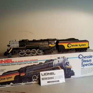 Lionel 6 - 8003 Chessie System Locomotive & Tender,  Box & Paperwork,