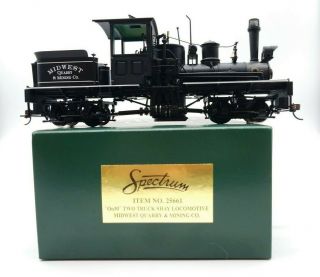 Bachmann Spectrum On30 25661 2 Truck Shay Dc Loco " Midwest Quarry & Mining Co.  "