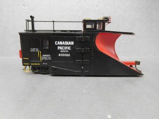 Kemtron Ho Brass Canadian Pacific Cpr Wedge Single Track Snow Plow,  Painted