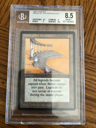 Mtg Magic The Gathering Legends Arena Of The Ancients Bgs 8.  5 Nm - Mt,