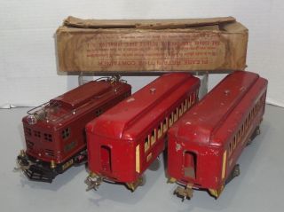 Lionel Standard Gauge Set 8 Locomotive With 337 Passenger & 338 Observation Car
