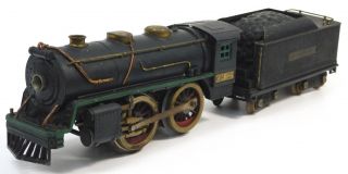 Lionel 384 Standard Gauge Locomotive And Tender (restoration Required)