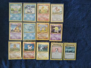 Pokemon Cards Base Set 1st Edition (squirtle,  Wartortle,  Charmander. ) Spanish