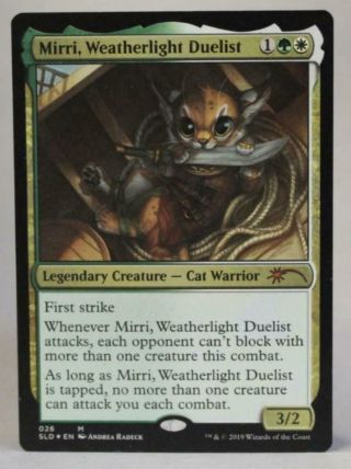 Mtg Magic: The Gathering Secret Lair Mythic Foil Mirri,  Weatherlight Duelist Lp