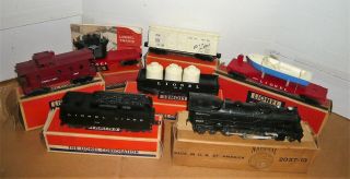 Vintage Lionel 2037 Engine,  Tender Train Set W/boxes