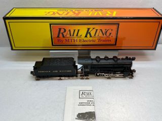 Mth Railking 30 - 1111 - 1 Norfolk & Western 0 - 8 - 0 Steam Eng Ps.  1 O Rk - 1111lp