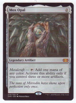 Mtg Magic The Gathering Double Masters Mox Opal X1 Nm