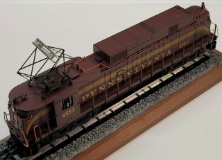 Mth Train 20 - 5524 - 1 O Scale Prr E33 Rectifier Engine 4553 For Parts/repair (288)