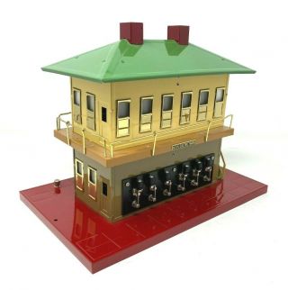 Mth 10 - 1124 Standard Gauge American Flyer Tinplate Switch Control Tower Gorgeous