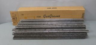 Gargraves Wt - 101 - 37 O Gauge 3 Rail Phantom Tinplate 37 " Wood Tie Track (50) /box