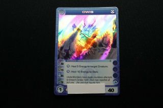 Chaotic Card Owis Ripple Foil (see Top Right Of Card)
