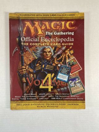 Magic The Gathering Official Encyclopedia Vol.  4 - Mtg - Wizards Of The Coast.