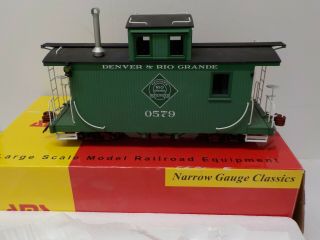 Accucraft / Ams Am33 - 016 Short Caboose - D&rgw 0579 Green 1:20.  3 Scale