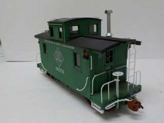 Accucraft / AMS AM33 - 016 Short Caboose - D&RGW 0579 GREEN 1:20.  3 Scale 3