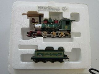 Thomas Kinkade Christmas Express Train Set (9) Cars