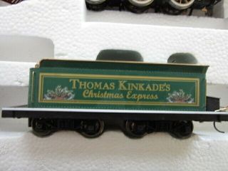 Thomas Kinkade Christmas Express Train Set (9) Cars 3