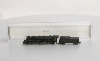 Bachmann 82652 Chesapeake & Ohio 1522 2 - 6 - 6 - 2 Steam Locomotive & Tender Ex/box