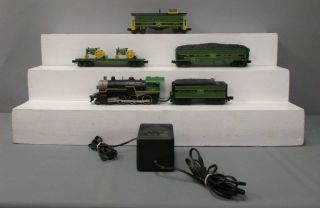 Mth 30 - 4094 - 0 John Deere 4 - 6 - 0 Steam Freight Set W/loco - Sound