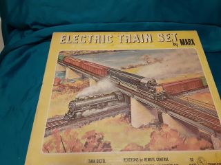 Marx Train Set 41822 Santa Fe Diesels
