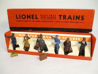 Lionel 550 Railroad Figure Set Boxed Standard Gauge X3985