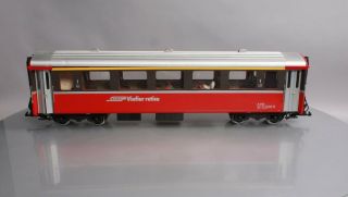 Lgb 3067 Swiss 1st Class Rhatische Bahn Passenger Car - Metal Wheels Ex