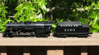Lionel 4193 Berkshire Jr.  Santa Fe Locomotive & Tender W/ Trainsounds 6 - 28671