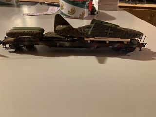 Wwii German Jet And Prop Planes On Railway Cars,  Marklin,  Liliput,  Roco,  Scale Ho