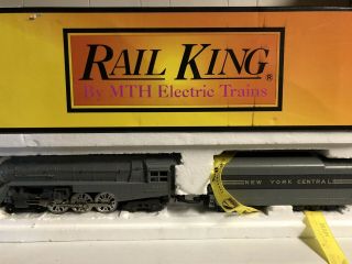 Mth Rail King Nyc 4 - 6 - 4 Dreyfuss Steam Engine W/proto - Sound 2 30 - 1231 - 1