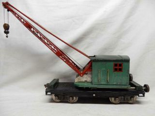 Lionel Lines No.  219 Standard Gauge Operating Crane Car