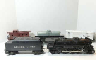 Vintage Lionel Lines Steam Train Set with 2026 engine - O Gauge 3