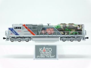 N Scale Kato 176 - 1943 Up The Spirit " Support Our Troops " Sd70ace Diesel 1943