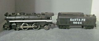 Lionel Modern Era Steam Engine Santa Fe 4 - 4 - 2 8644w/ Tender