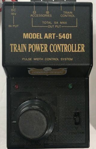 ARISTO - CRAFT TRAIN POWER CONTROLLER MODEL ART 5401 AND MODEL ART 5450 2