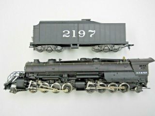 Rivarossi Ho 2 - 8 - 8 - 2 Y6b Mallet Steam Locomotive & Tender 2197 Santa Fe Running