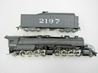 Rivarossi HO 2 - 8 - 8 - 2 Y6b Mallet Steam Locomotive & Tender 2197 Santa Fe Running 2