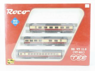 Ho Scale Roco 04070a Tee Trans Europe Express Passenger 3 - Car Set -