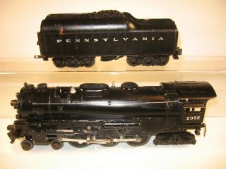 Lionel Post War 2055 Hudson 4 - 6 - 4 Locomotive 2671w Whistling Tender 1953 - 55
